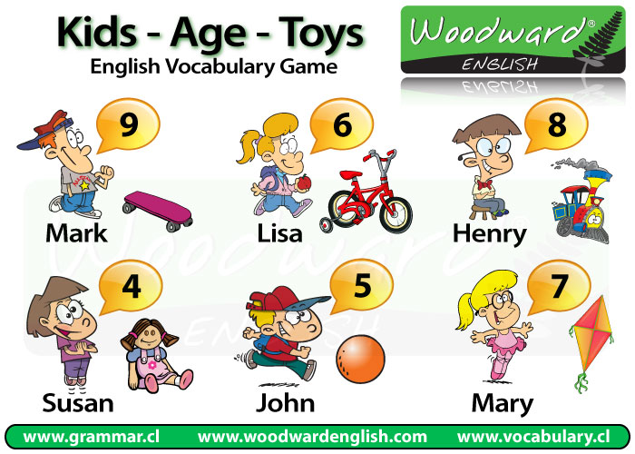 toys and games in english