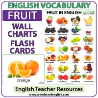 Fruits And Vegetables Chart With Names