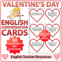 Valentine's Day English conversation questions